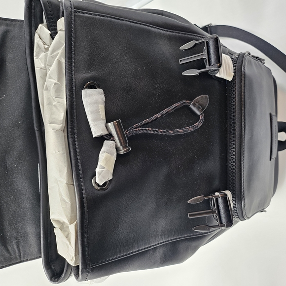 Coach Black Leather Men's Backpack - Picture 3 of 8